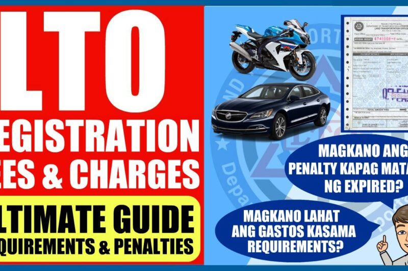 Magkano ang bayad sa rehistro ng Kotse